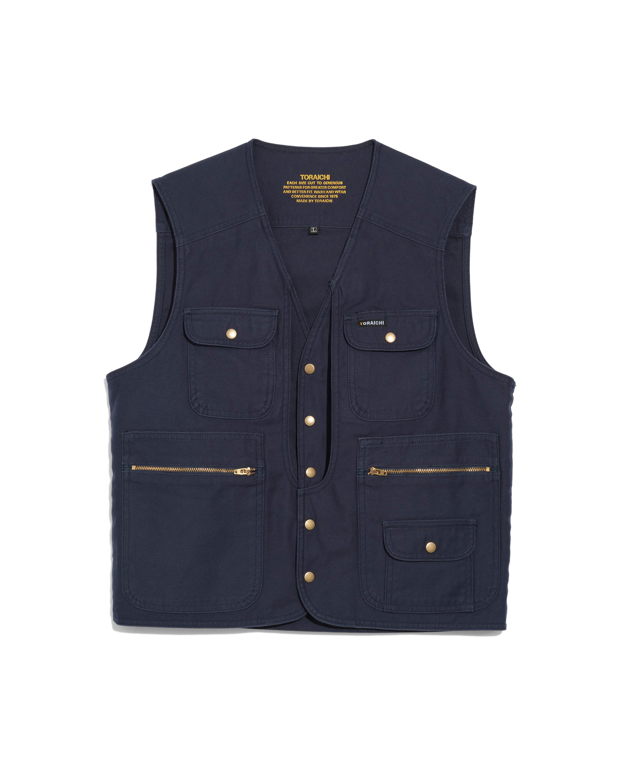 トップス Navy)Brook Big Pocket Nylon Vest L 値下げ可 Brown)Brook Big Pocket Nylon Vest L 値下げ可 Brown)Brook