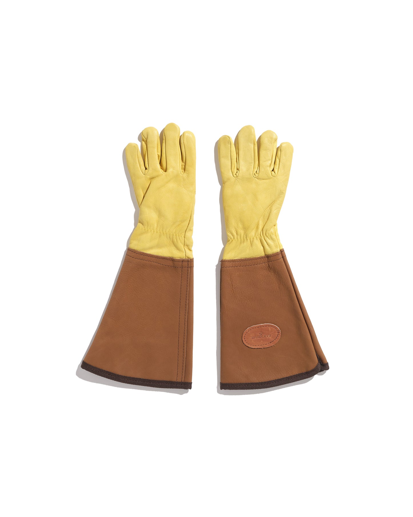 Longs gants de jardinage en cuir épais