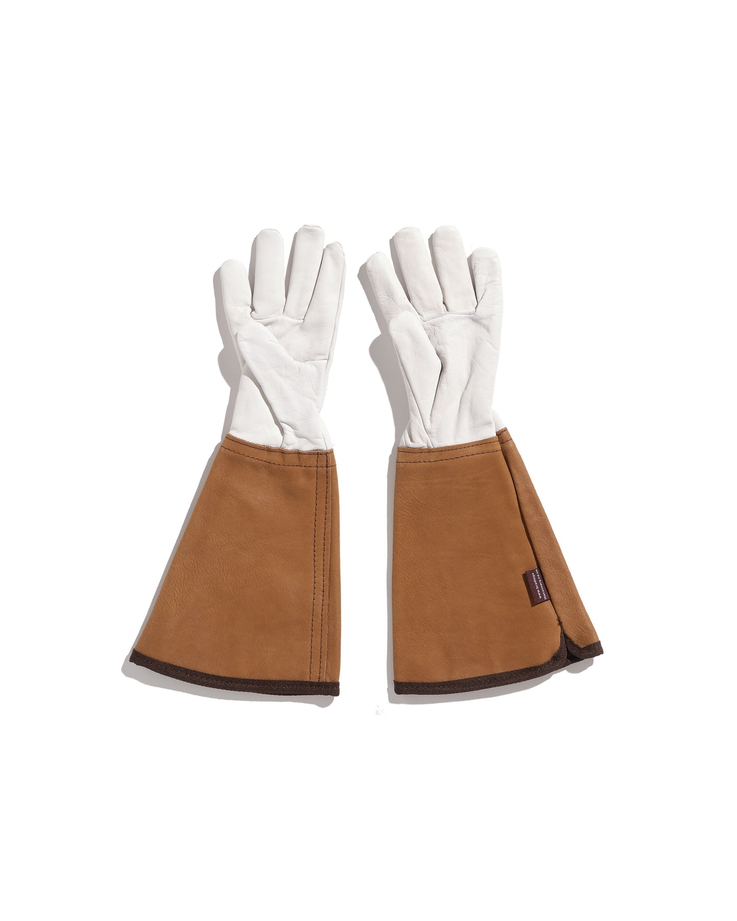 Longs gants de jardinage en cuir épais