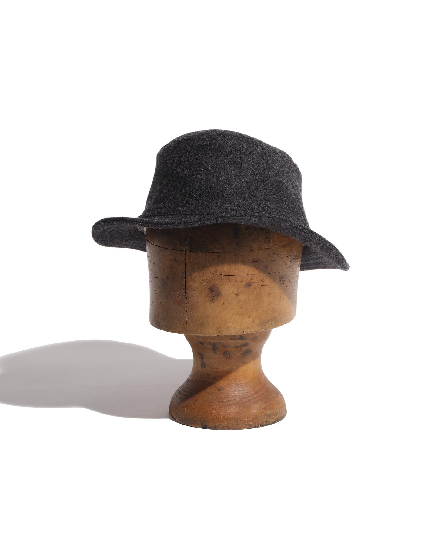 Chapeau mixte en laine burel anthracite