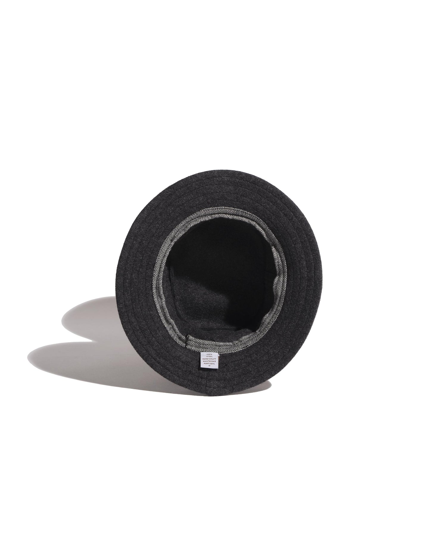 Chapeau mixte en laine burel anthracite