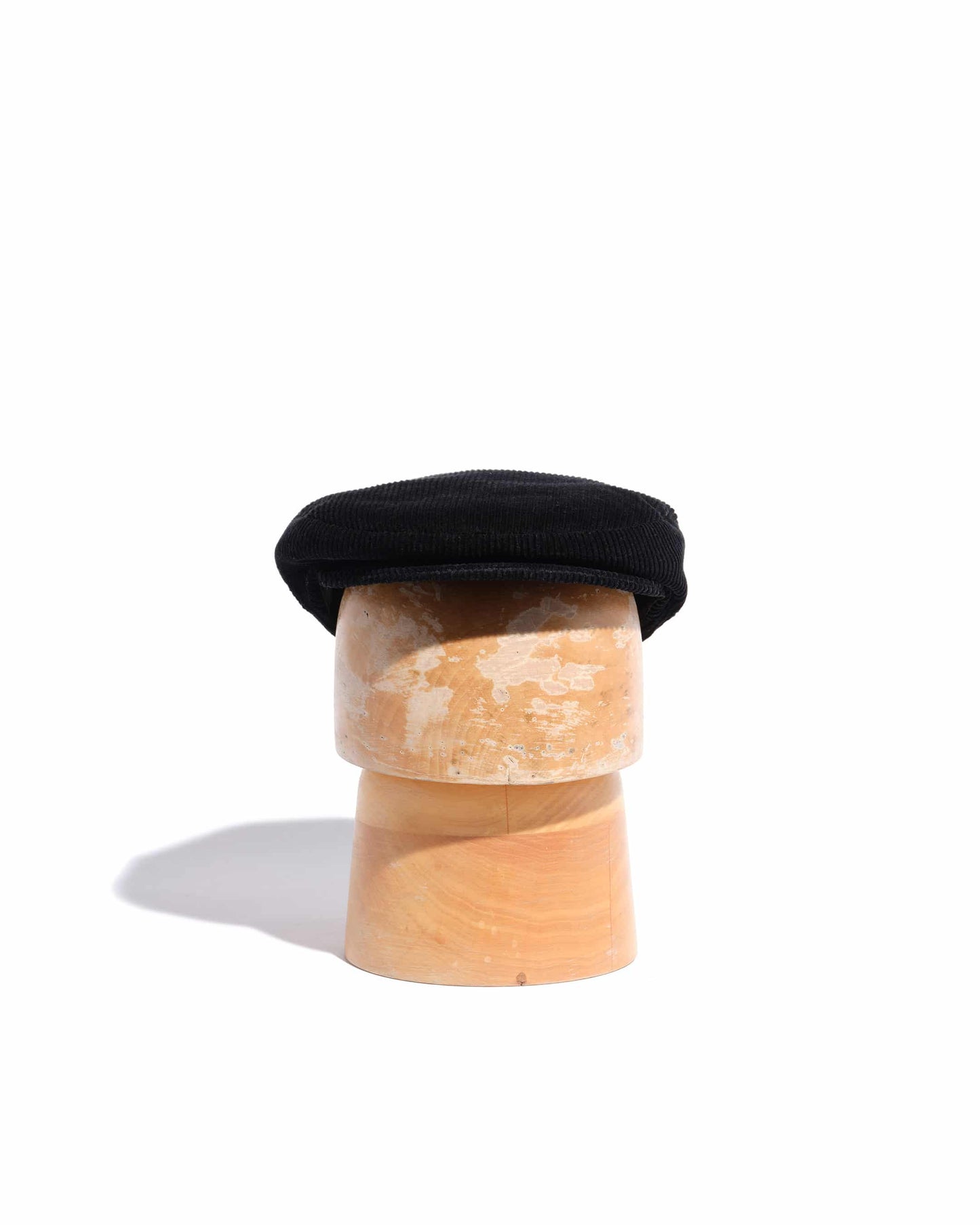 Casquette traditionnelle velours côtelé noir