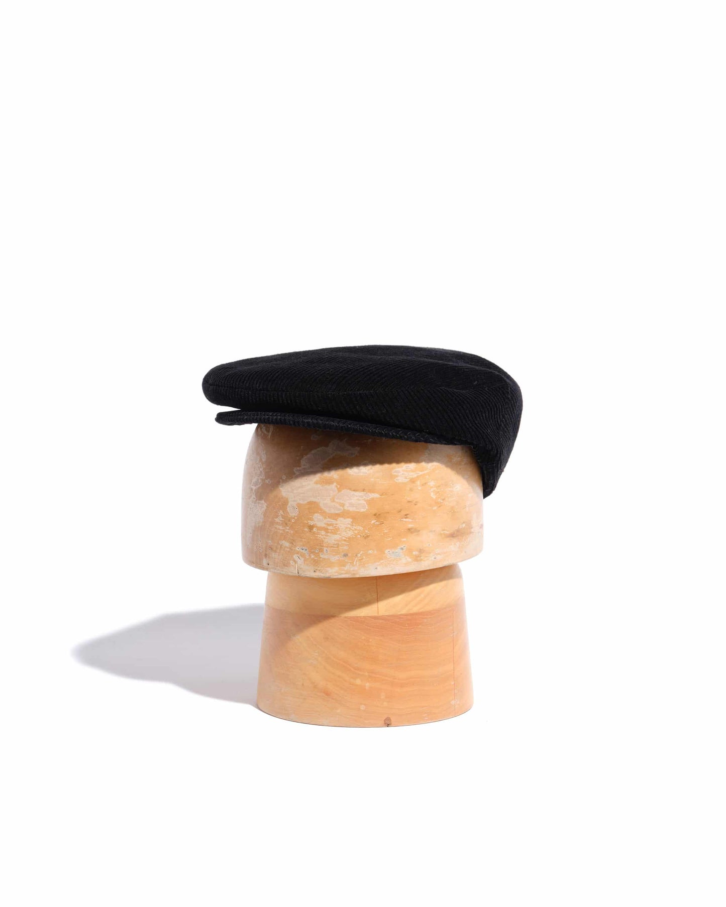 Casquette traditionnelle velours côtelé noir