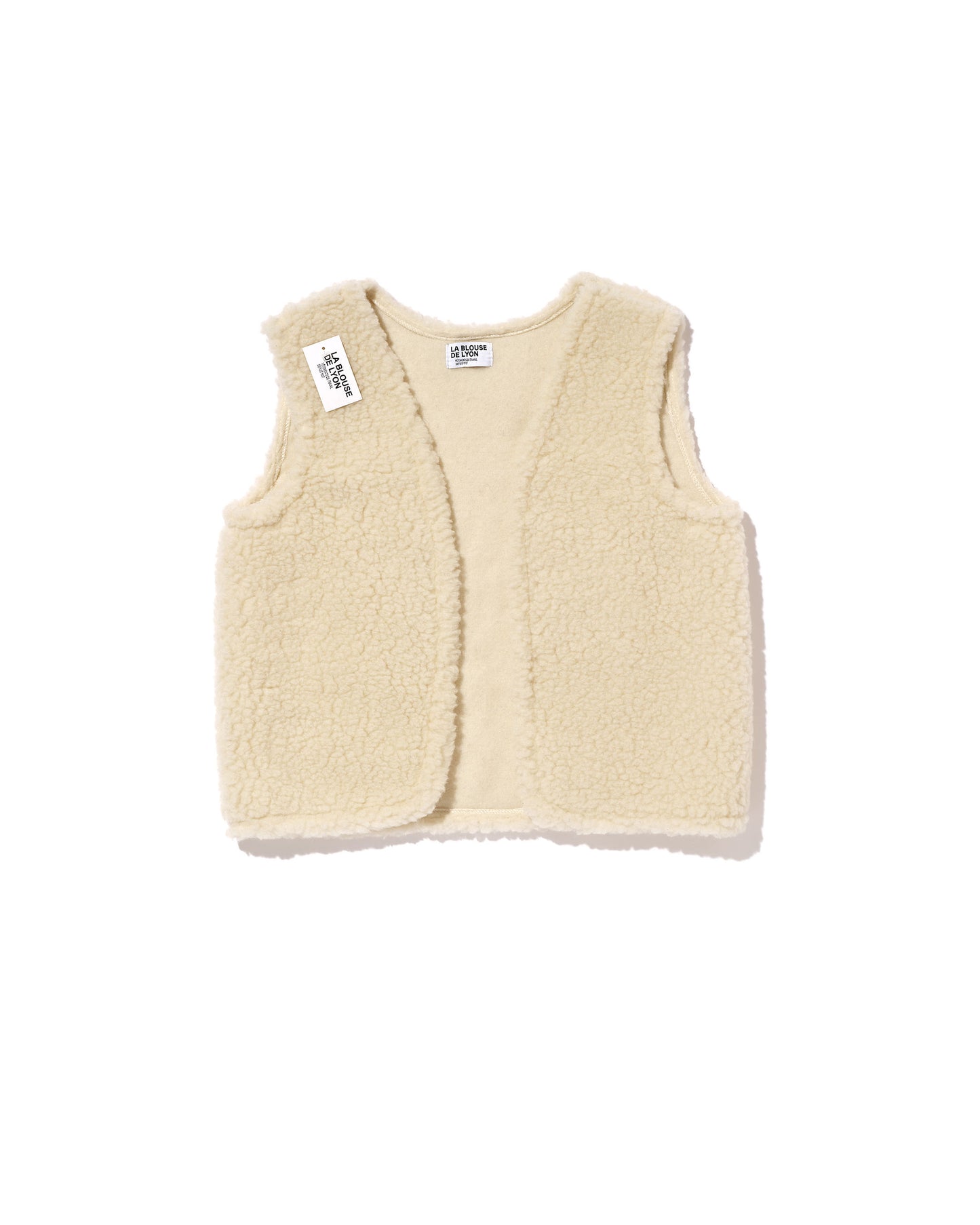 Gilet court en laine de mouton
