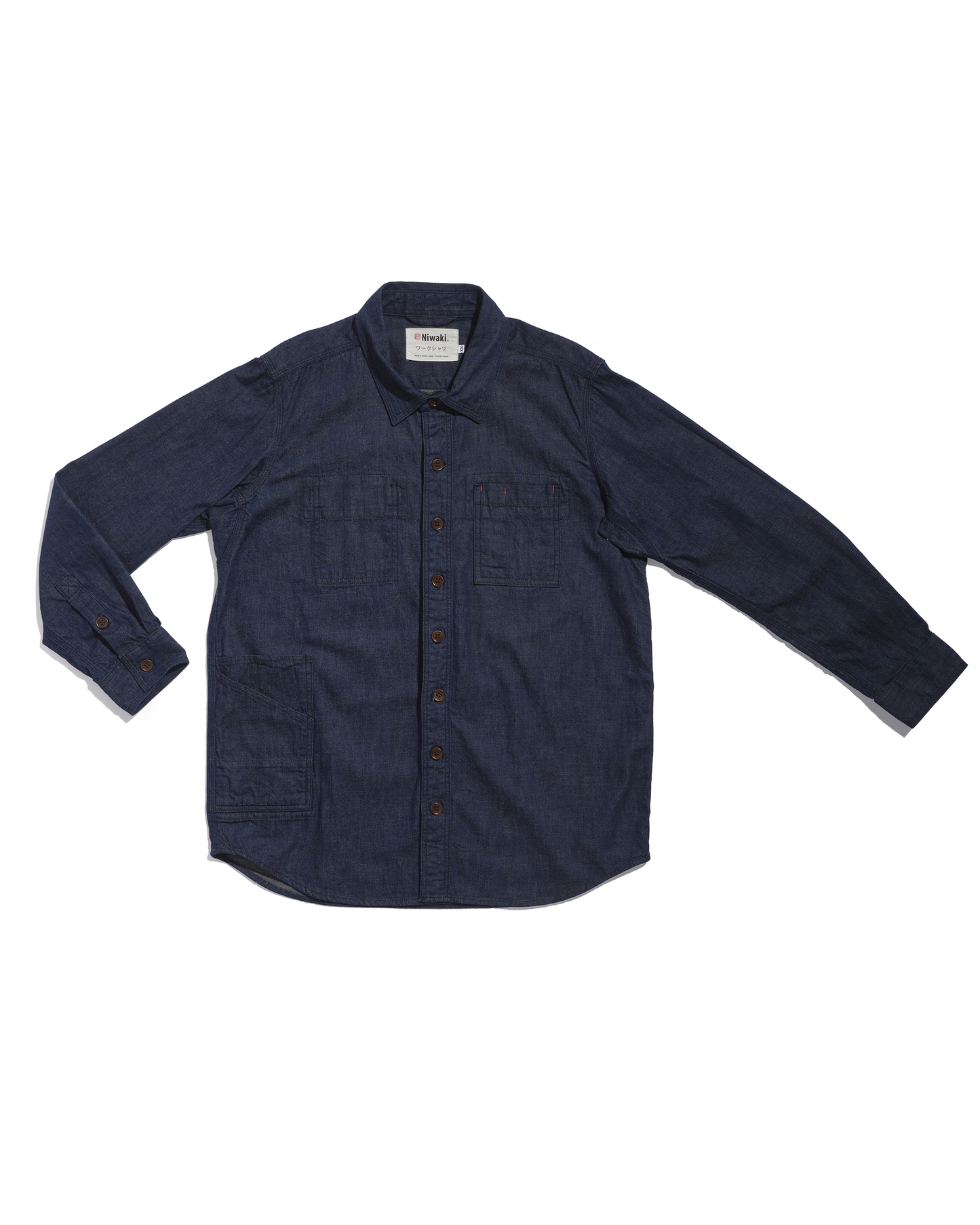 Chemise de jardinage Shigoto en denim