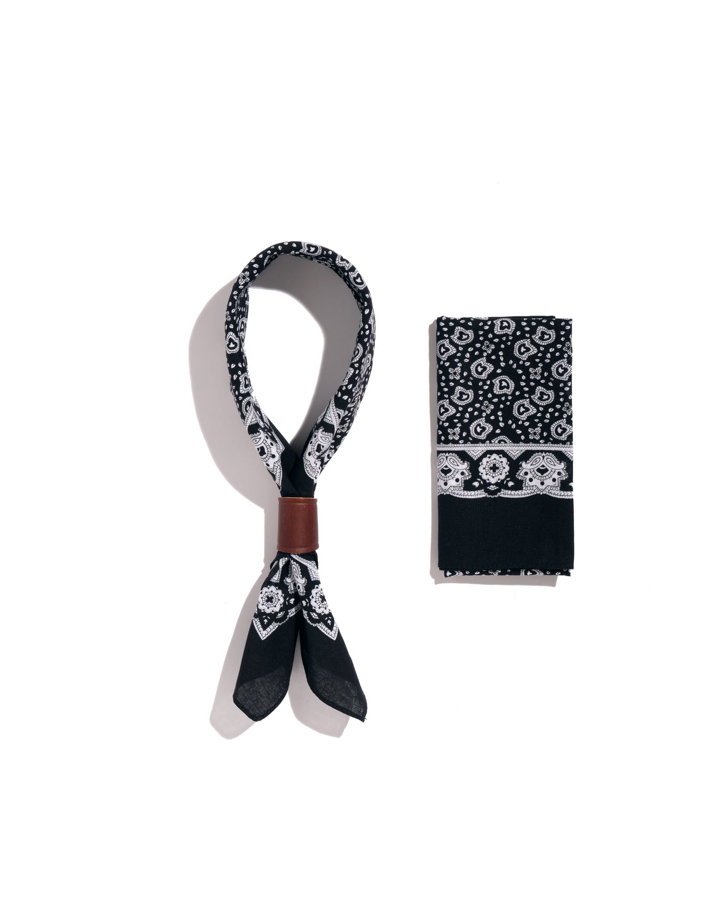 Bandana traditionnel 100% coton noir