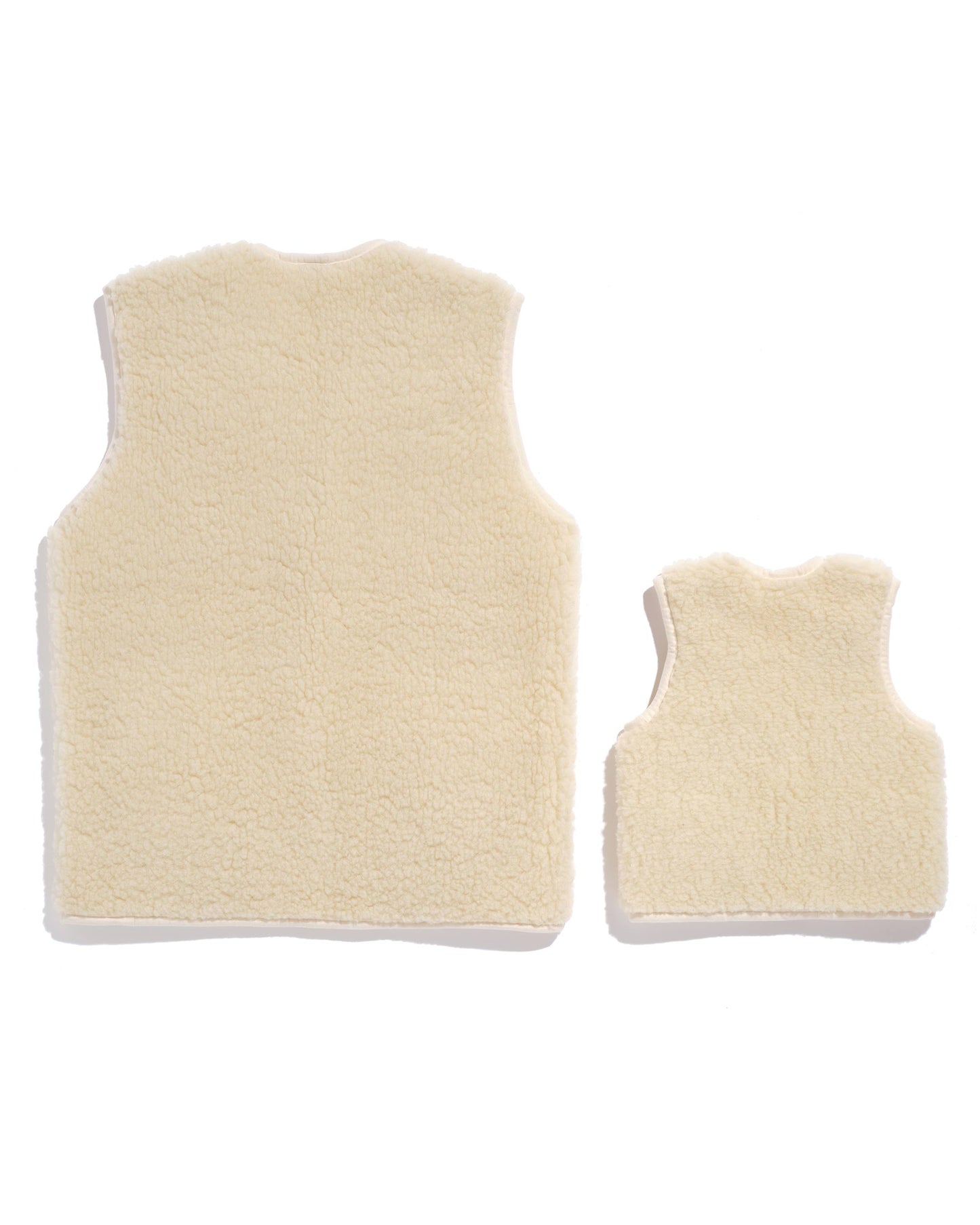 Nouveau gilet adulte en laine de mouton 100% Woolmark