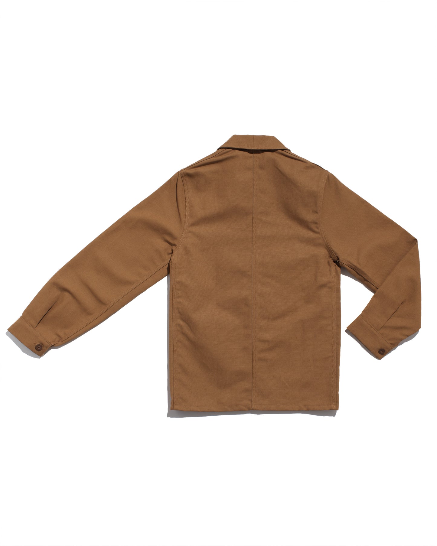Veste de travail métis lin/coton beige