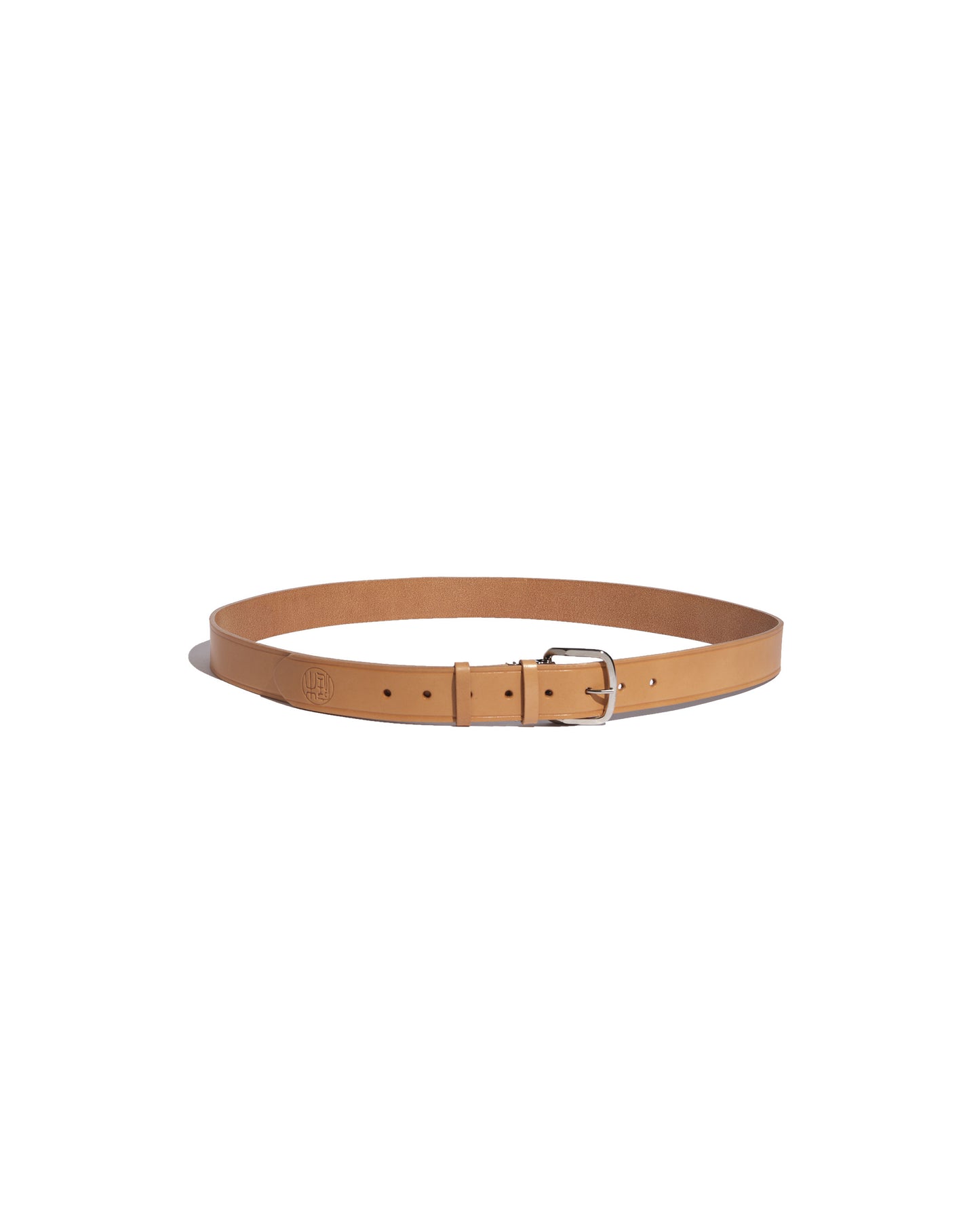 Ceinture en cuir naturel avec boucle amovible