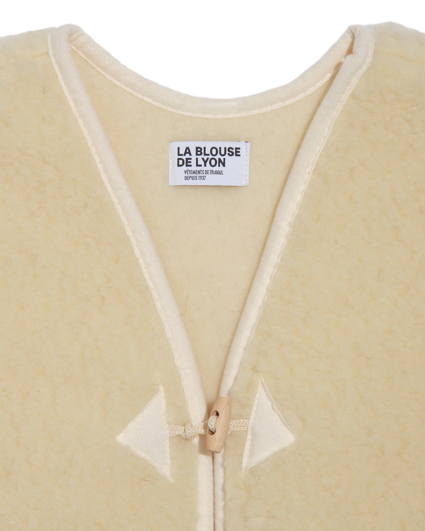 Gilet court en laine de mouton- La Blouse de Lyon