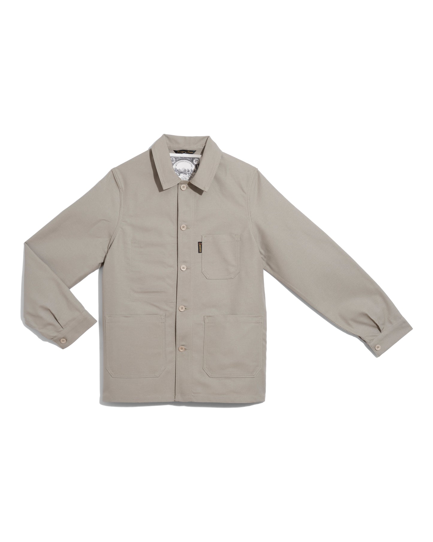 Veste de travail 100% coton - beige - Le Laboureur