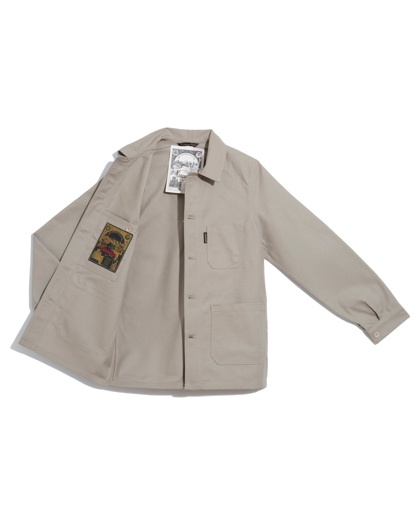 Veste de travail 100% coton - beige - Le Laboureur