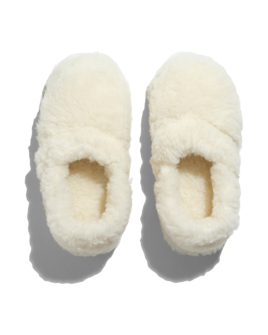 Adult sheep wool slippers