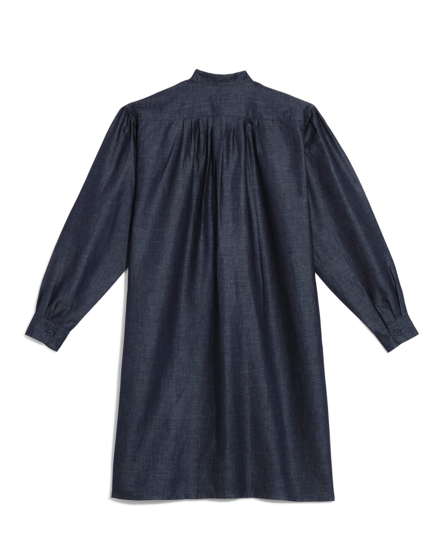 Blouse longue de sculpteur - denim - Clivia Nobili