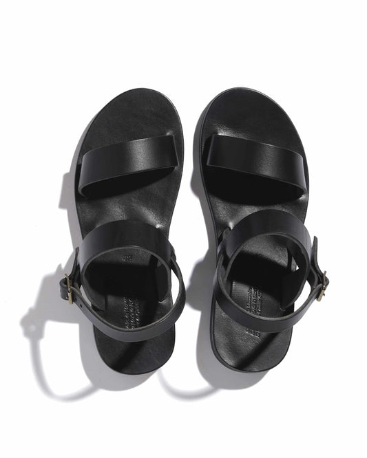 Black men's monastic sandals