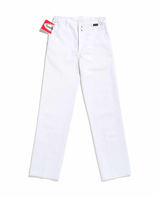 Pantalon de travail 100% coton - Blanc - Le Laboureur