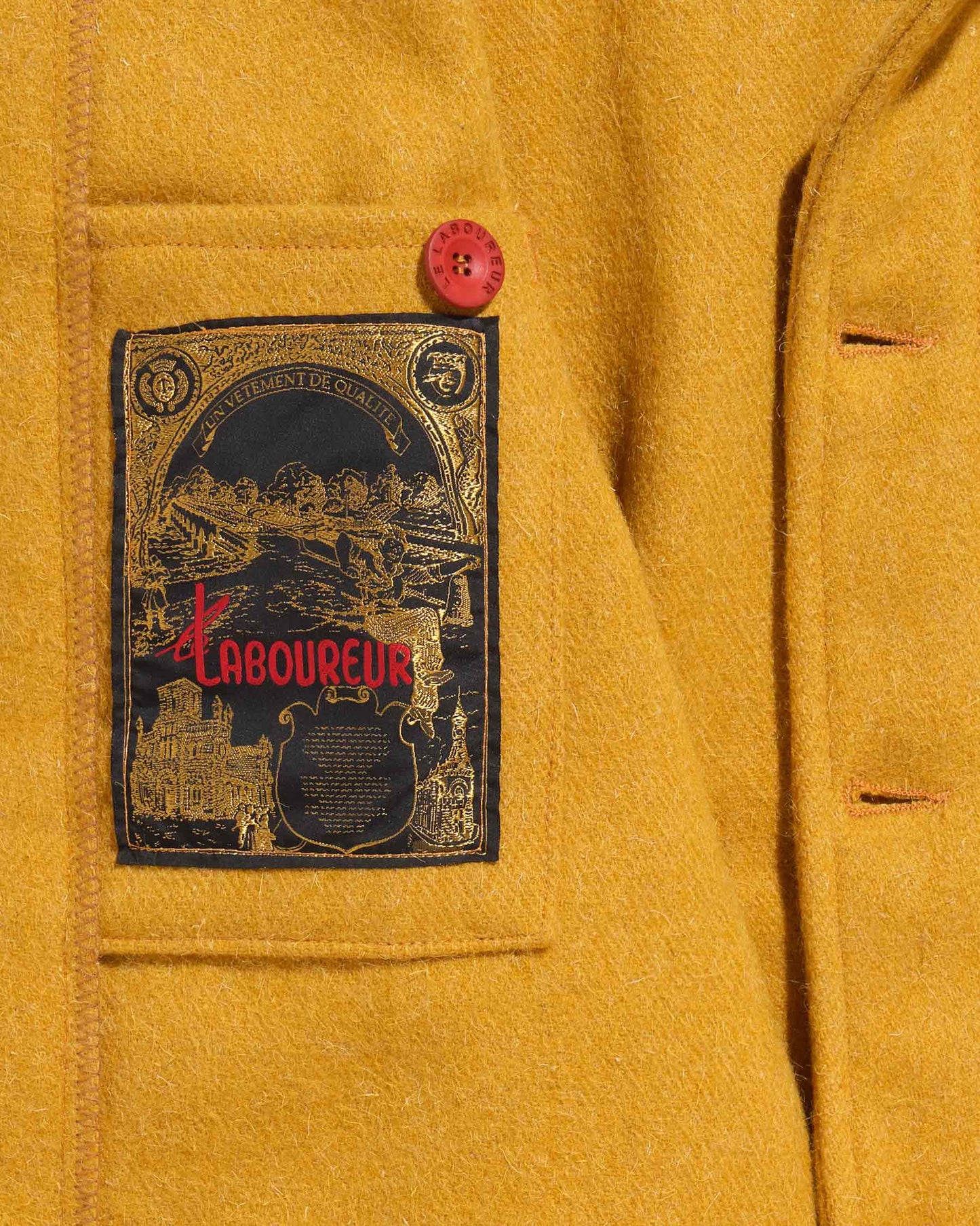 Le Laboureur wool jacket saffron