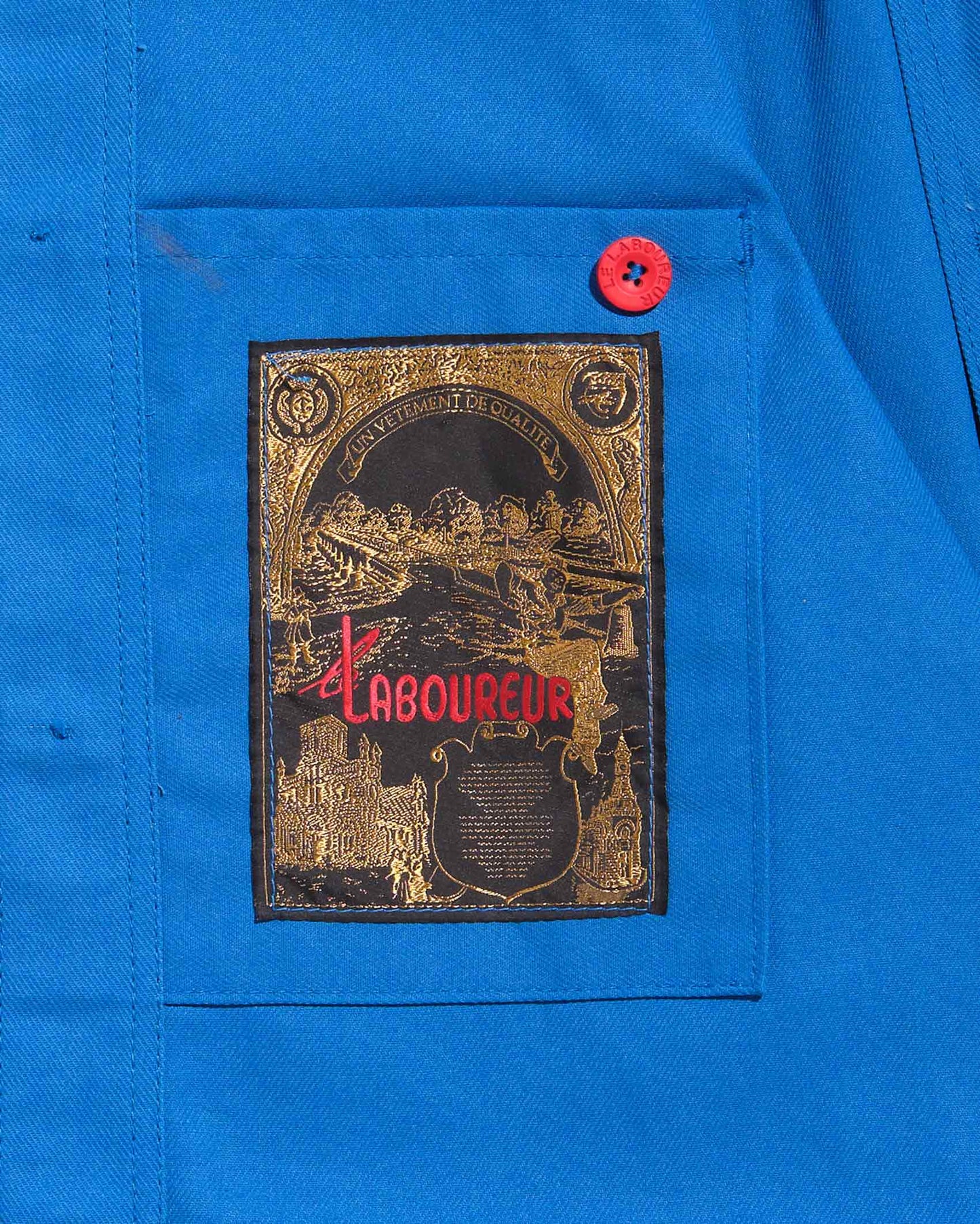 Le Laboureur azure blue work jacket