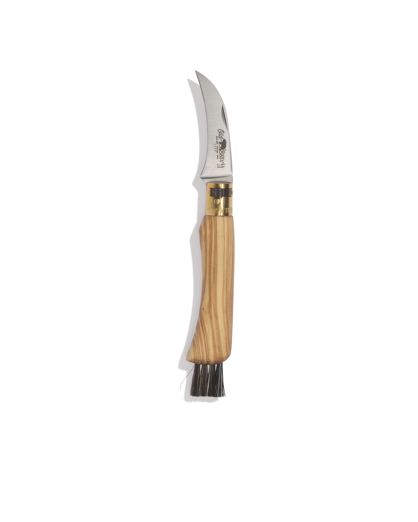Old Bear olive wood mushroom knife