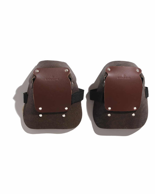 Thick leather knee pads