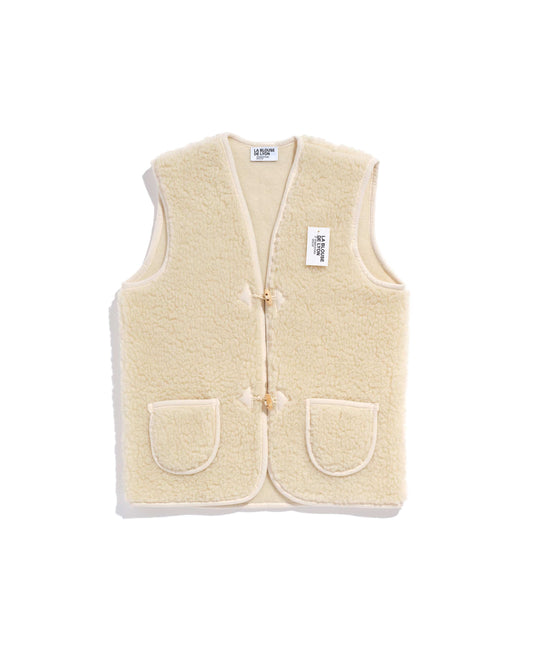 New adult vest in 100% Woolmark sheep wool