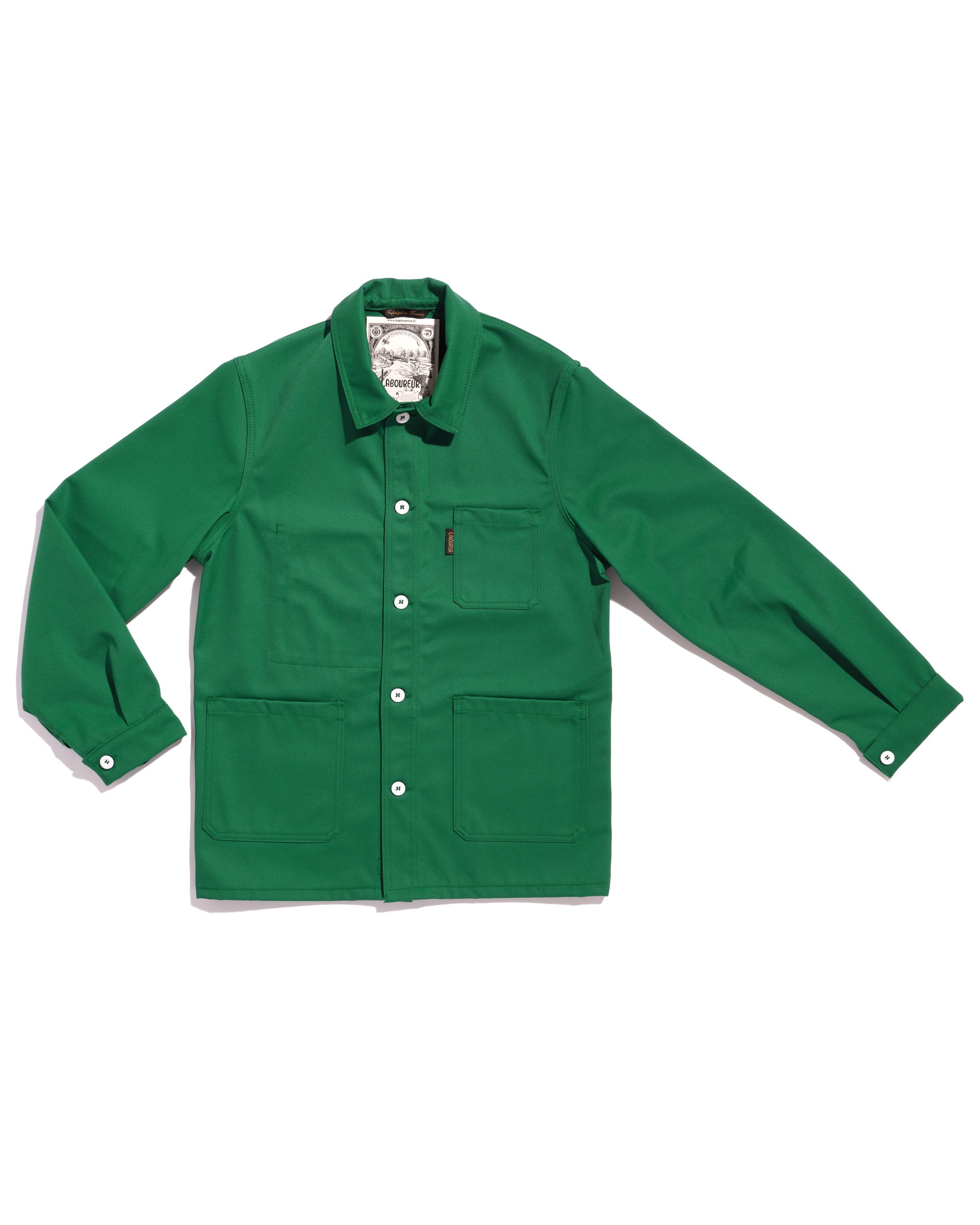 Veste de travail vert prairie Le Laboureur