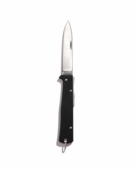 Mercator black carbon steel folding knife