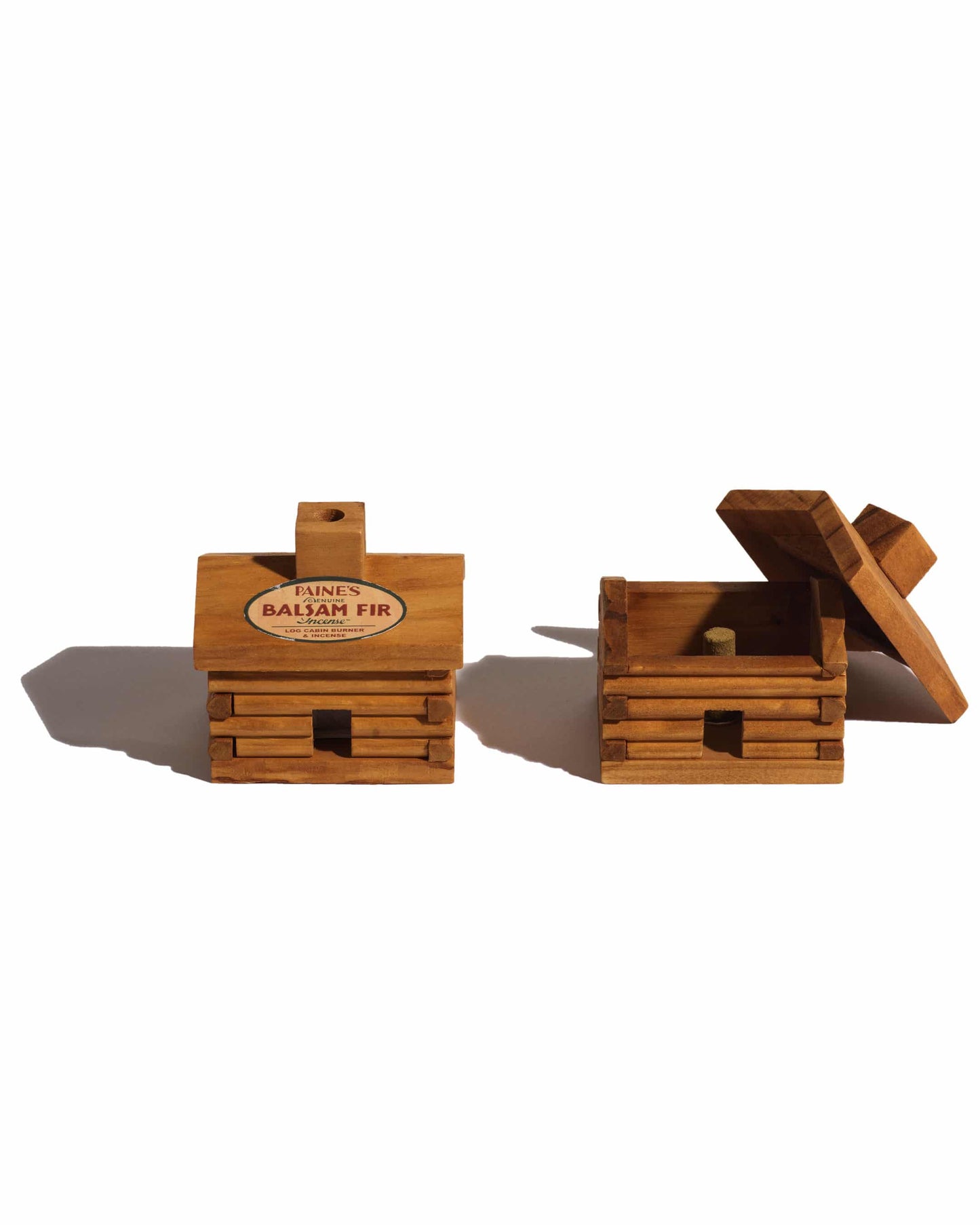 Incense burner wooden hut