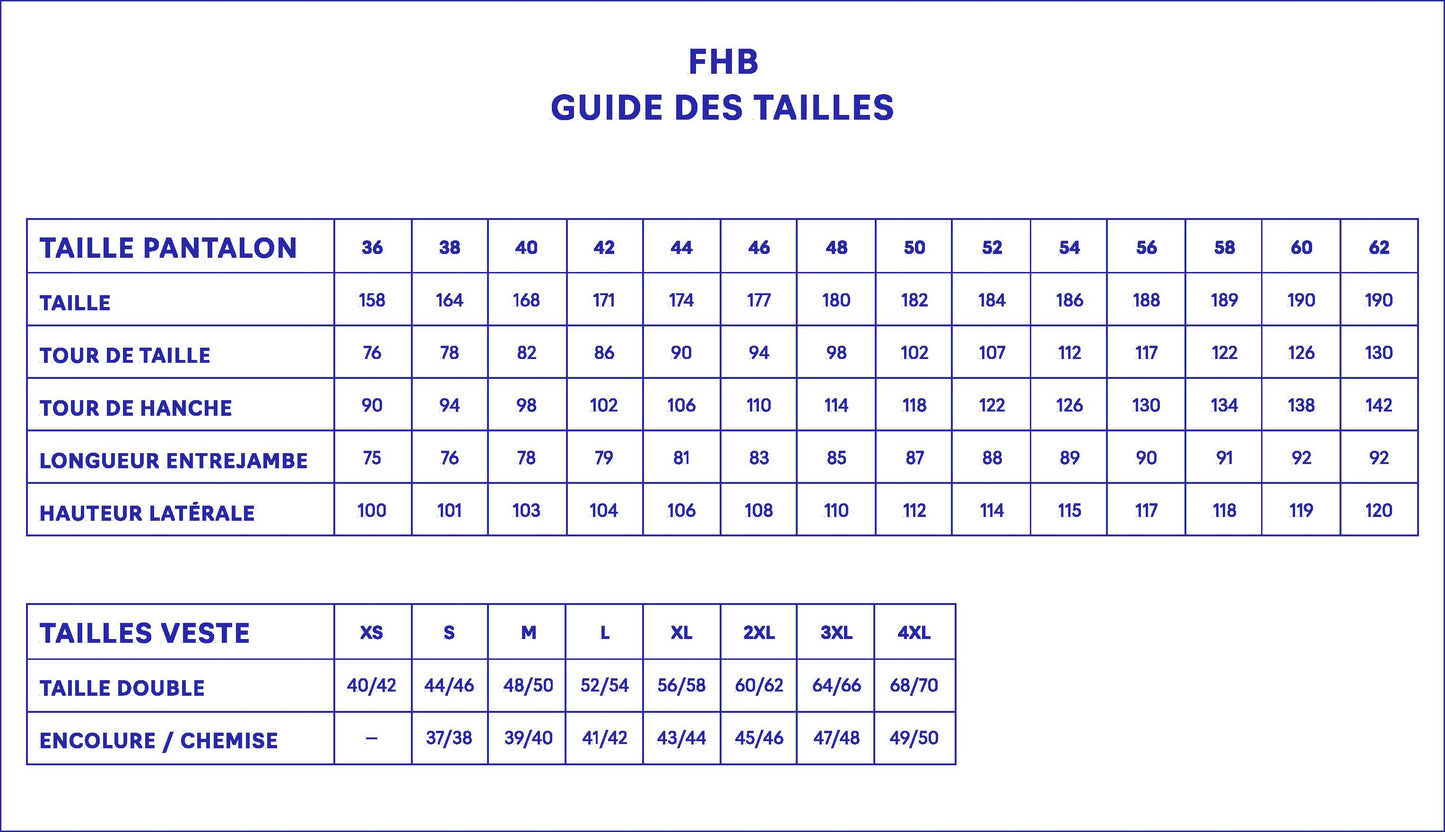 Largeot allemand moleskine lourde - gris - FHB